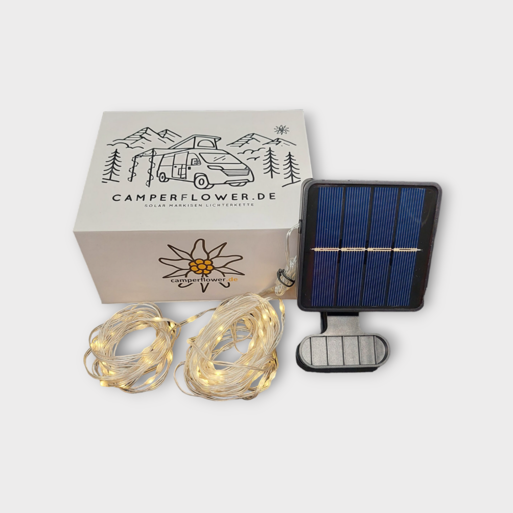 Camperflower Solar Markisen Lichterkette